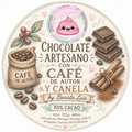 Chocolate artesano con canela y café 125gr